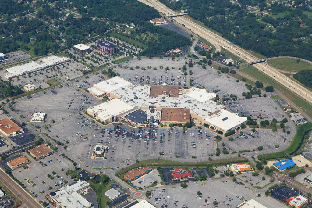 Aerial of Hamilton-Place Mall