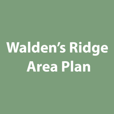 Walden's Ridge Area Plan - square