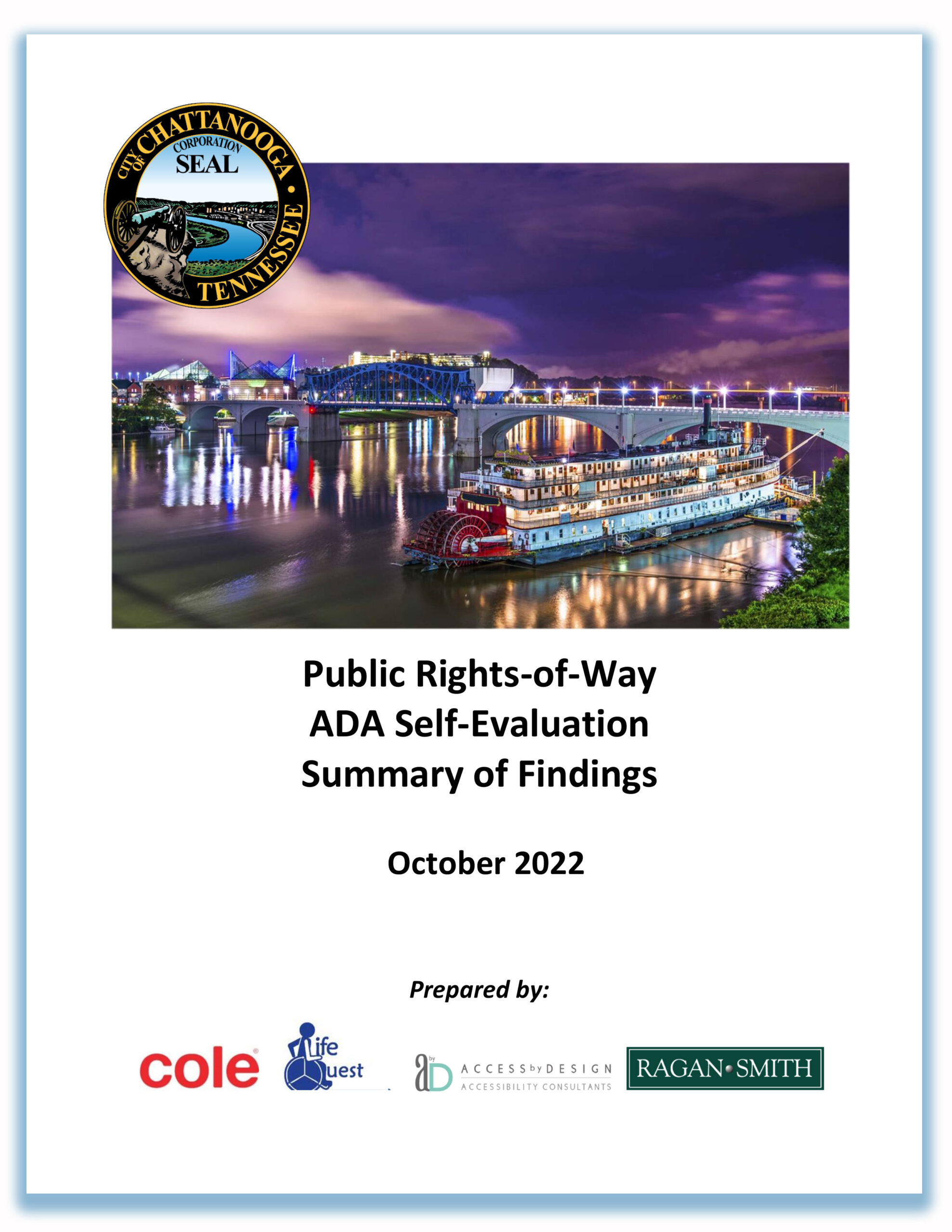 City of Chattanooga Public Rights-of-Ways ADA Self-Evaluation