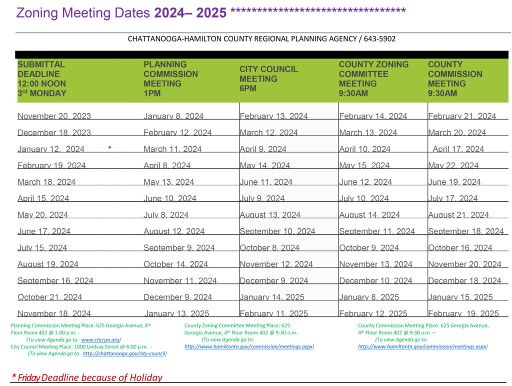 Meeting Dates 2024-2025